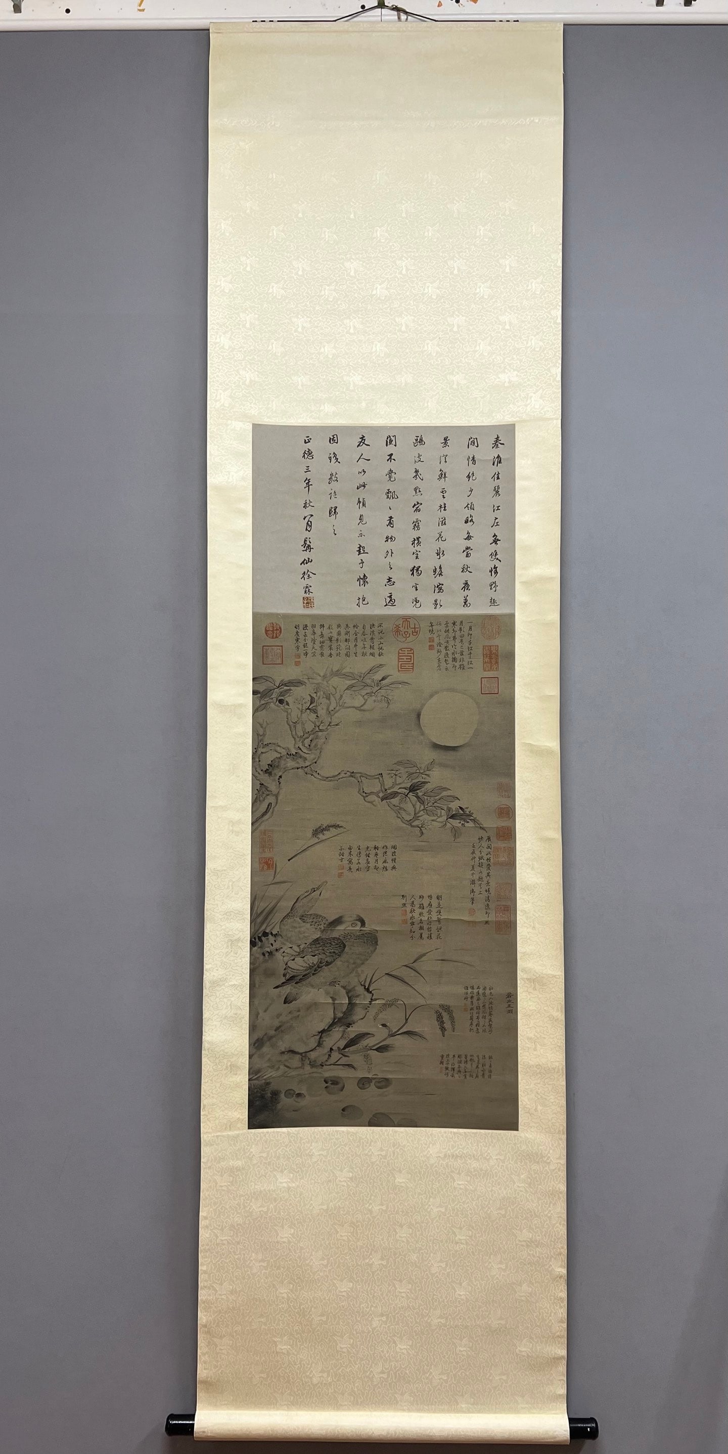 Wang Yuan's painting: Wang Yuan's painting SIZE: 43×113cm (The Dimensions Of All Batches Are Manually Measured.If You Need More Detailed Information, Please Contact Our Customer Service Before Bidding.)