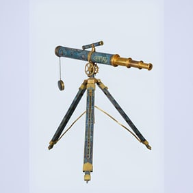 A cloisonné cloisonné enamel telescope made in the Qianlong period