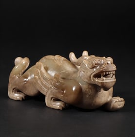 A jade beast of the Han Dynasty