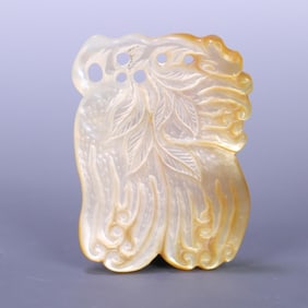 A snail Buddha hand card