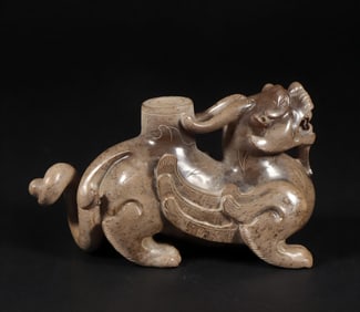 A jade beast of the Han Dynasty