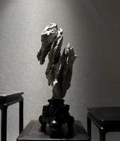 A stone tribute study ornament