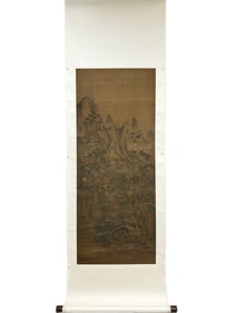 A picture of Tang Dai's imitation of Hu Tinghui and Chunshan boating