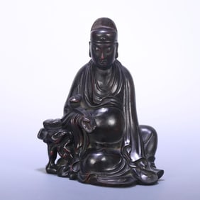 An old rosewood civil servant ornament