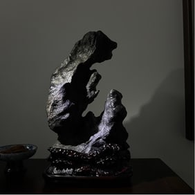 A Lingbi stone study ornament