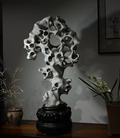A Taihu Lake stone study ornament