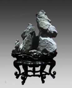 A Lingbi stone study ornament