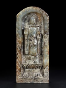A statue of Tian Yu Buddha in the Qing Dynasty