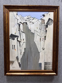 Wu Guanzhong's painting (oil painting)