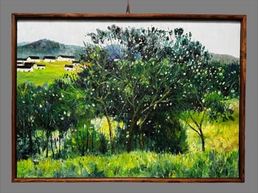Wu Guanzhong's painting (oil painting)