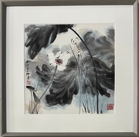Zhang Daqian's flower picture