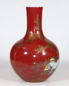 A blue and white five-round dragon bowl made in the Qianlong period of the Qing Dynasty