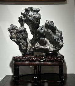 A Lingbi stone study ornament