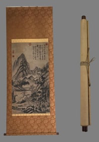A landscape map of Dong Qichang