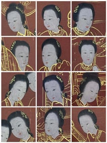 A long scroll of Qiu Ying (Ming Dynasty)'s plain heart