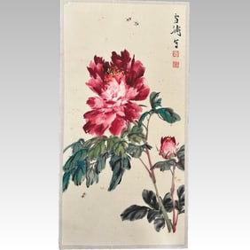 Wang Xuetao's flower and bird paintings and harvests