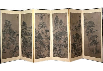 A fine landscape map of Shi Tao (six paintings)