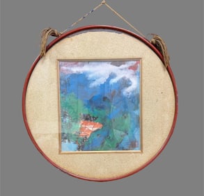 A splashed landscape painting by Zhang Daqian