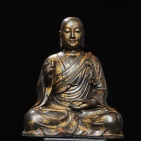 A piece of copper mud gold Ksitigarbha King