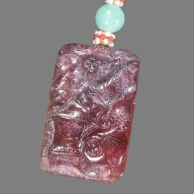 A tourmaline spirit monkey sends a blessing card