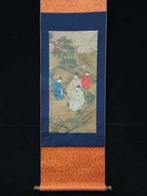 A picture of Ren Ziming in the Yuan Dynasty