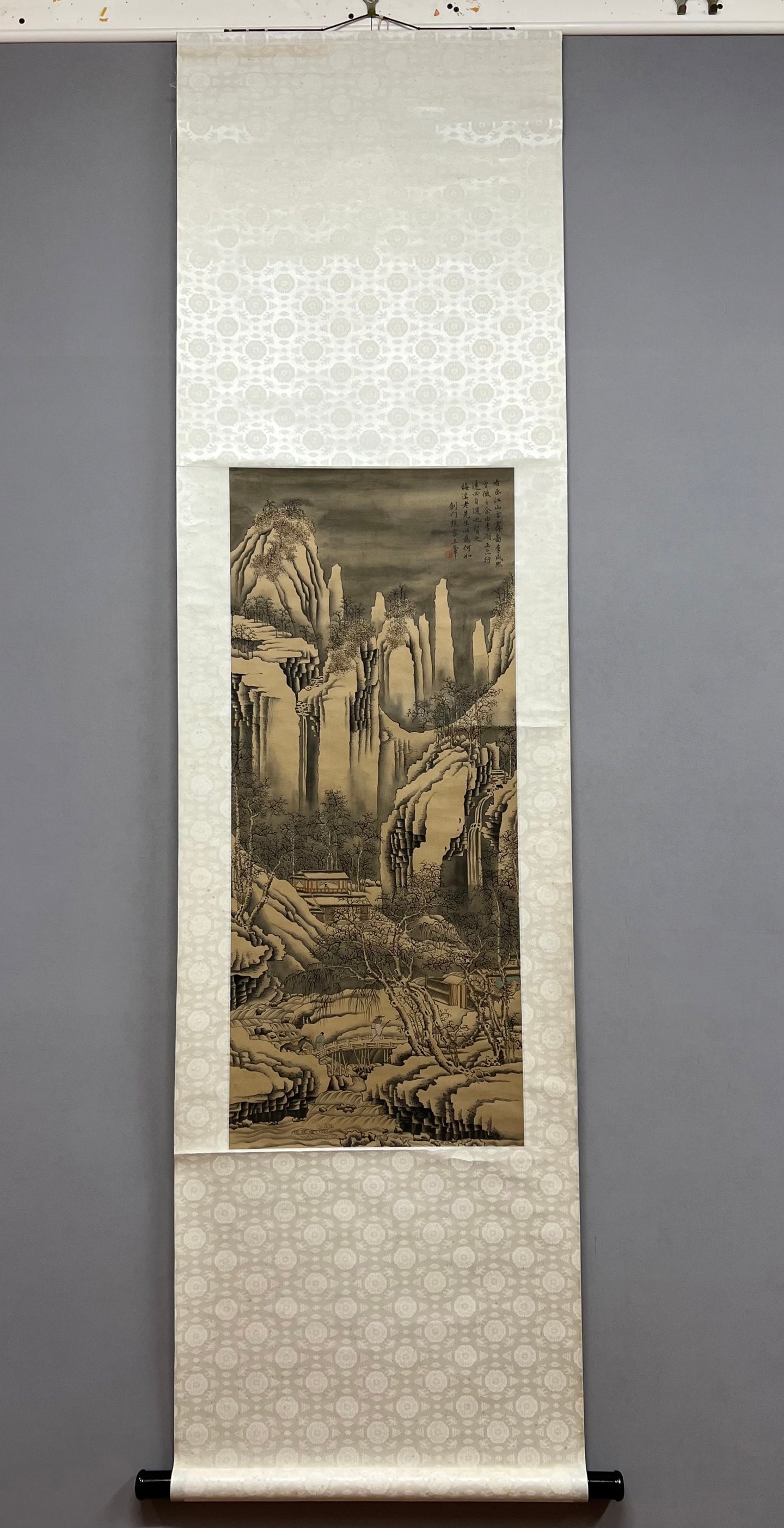 Wang Hui's painting: Wang Hui's painting SIZE: 41×97cm (The Dimensions Of All Batches Are Manually Measured.If You Need More Detailed Information, Please Contact Our Customer Service Before Bidding.)