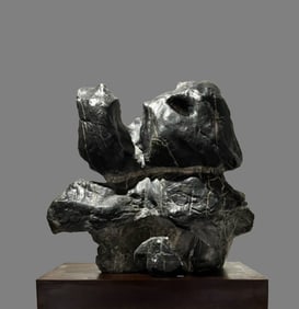 A Lingbi stone study ornament