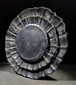 A piece of Wang Chong Heart Sutra Lotus Seat Inkstone