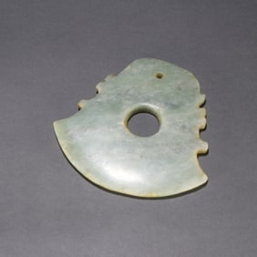 A piece of Qi family culture jade axe