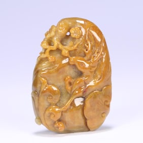 An old jade sika deer brand