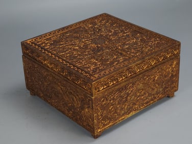 A copper gilt seal of the Qing Dynasty