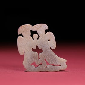 A piece of jade from the war Han