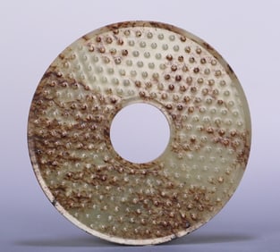 A piece of ancient jade valley pattern