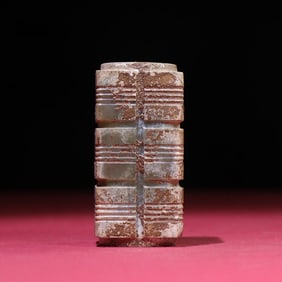 A jade cong of the Han Dynasty