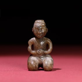 A gray-skinned jade nobleman of the Han Dynasty