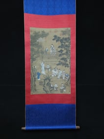 A picture of the beginning of the Yuan Dynasty: Yan Hui's character painting