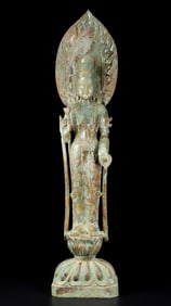 A jade Buddha statue from the Han Dynasty