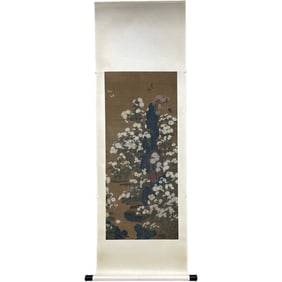 An anonymous flower and bird painting