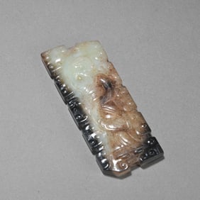 A Hetian jade dancer pendant