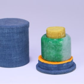 A piece of jade plain finger