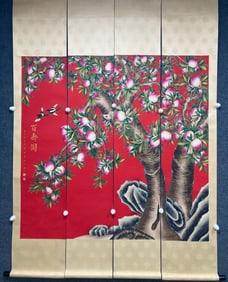 A picture of Mei Lanfang's "Hundred Birthdays"