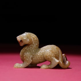 A piece of the jade tiger of the war Han