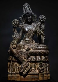 A piece of bluestone Gandhara art Guanyin
