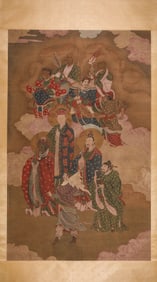 A picture of Huang Gongwang's immortal with an eight-foot vertical axis