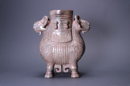 A piece of ancient jade sheep