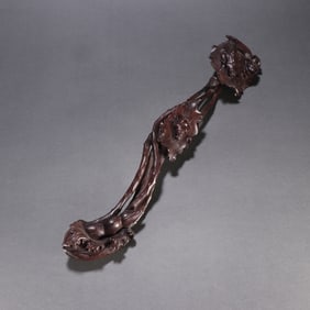 A piece of Qing Dynasty agarwood and harmony and beautiful wishes