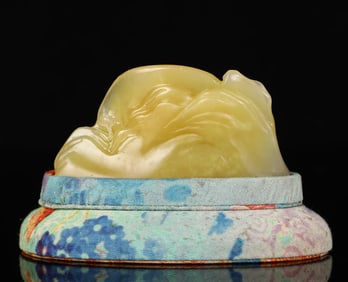 A piece of Shou Shantian Huangshanzi of the Qing Dynasty