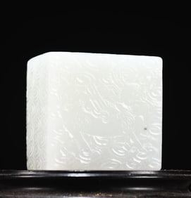 A piece of Hetian jade in the Qing Dynasty