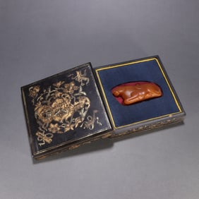 A Qing Dynasty Tian Huangshi horse ornament