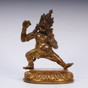 A Qing Dynasty Vajra Hand Bodhisattva